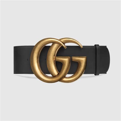 gucci leather belt women's